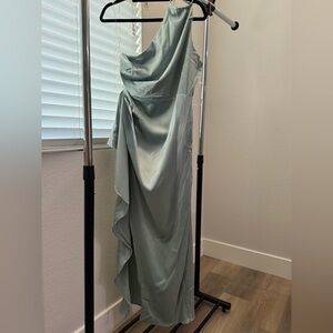New, Tags Hello Molly Saints And Secrets Jade/blue One Shoulder Dress Size XL